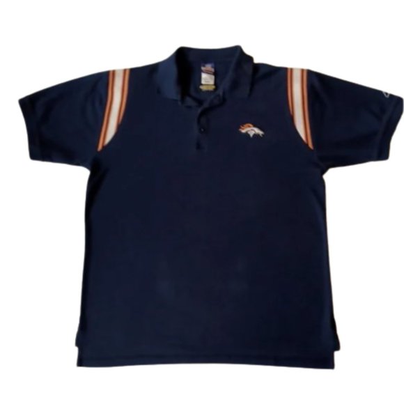 Reebok Denver Broncos Polo Shirt- Sz. Med - Picture 1 of 7